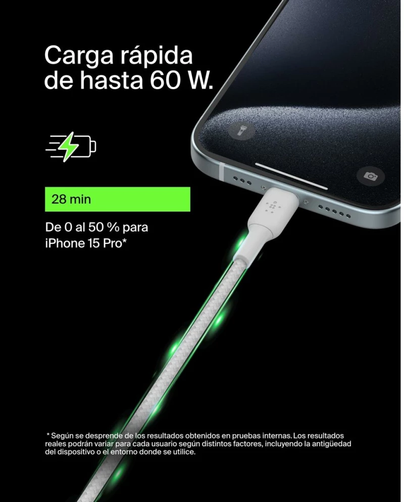 Καλώδιο USB Belkin CAB004BT0MWH Λευκό