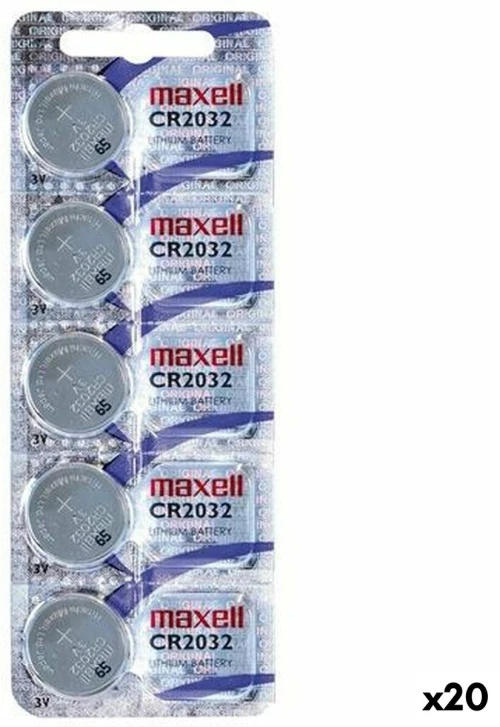 Μπαταρίες Κουμπιά Λιθίου Maxell 3V CR2032 (20 Μονάδες)