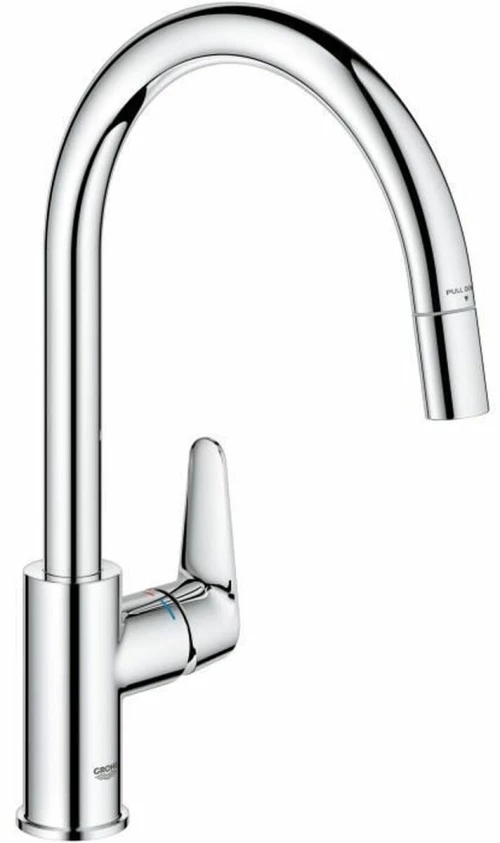 Μονή λαβή βρύση Grohe Ορείχαλκος C σχήμα
