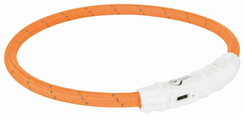 Κολάρο LED για Κατοικίδια Ζώα Trixie Πορτοκαλί M/L