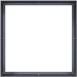 vidaXL Ζαρντινιέρα Ανθρακί 100x100x40 εκ. από Χάλυβα