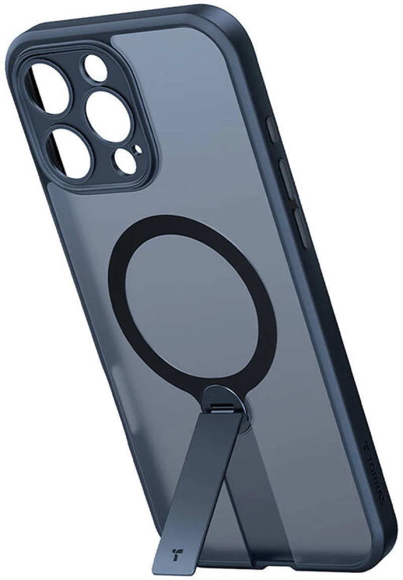 Torras Pstand Spin Case for iPhone 16 Pro (Black)