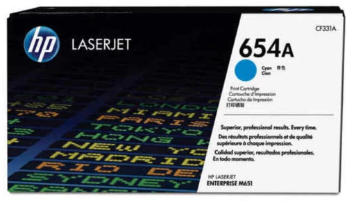 Γνήσιο Toner HP 654A Κυανό