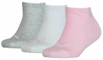 Αθλητικές Κάλτσες Puma Kids Invisible Γκρι Ροζ Λευκό 3 Μονάδες