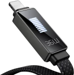 Kabel Mcdodo CA-4960 USB-C do Lightning z wyświetlaczem 36W 1.2m (czarny)