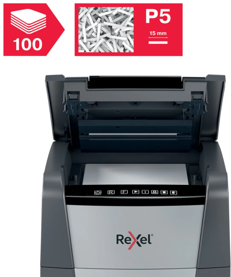 Καταστροφέας Εγγράφων Μικρού Κοψίματος Rexel Optimum Auto+ 100M