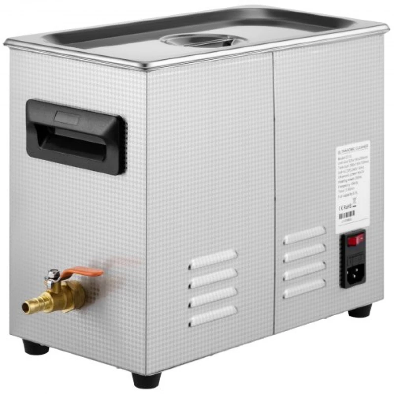 VEVOR 6L Digital Ultrasonic Cleaner Heater Timer 400W Powerful Jewelry Eyeglass