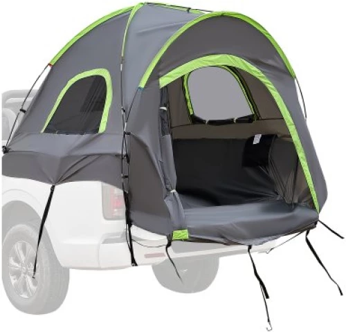 VEVOR Truck Tent 5.5-6.0ft Waterproof PU2000 Truck Bed Camping Tent 2-3 Person