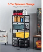 VEVOR Storage Shelves 16" D x 32" W x 62.8" H 5-tier Garage Storage Shelving