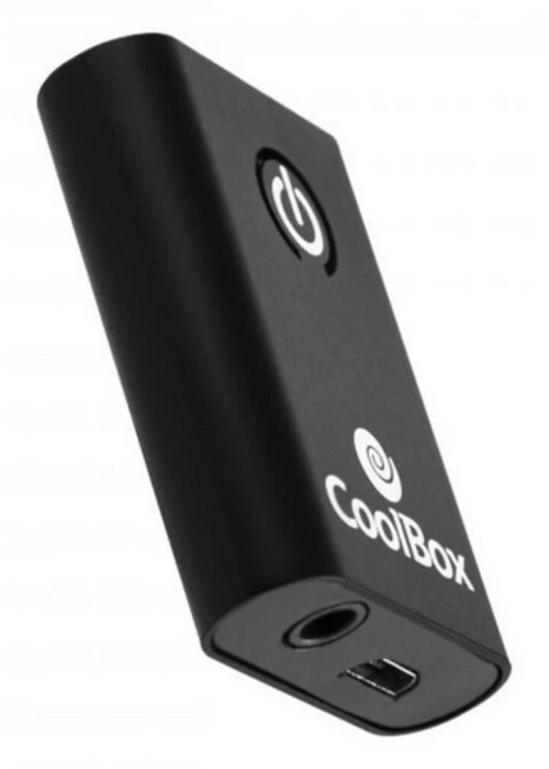 Πομπός-Δέκτης Ήχου Bluetooth CoolBox COO-BTALINK 160 mAh Μαύρο