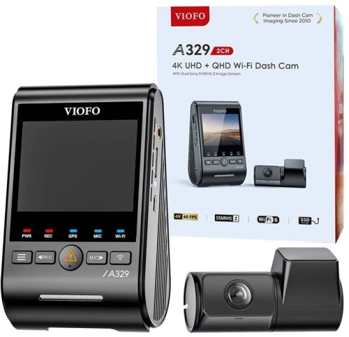 VIOFO A329 2CH 4K 60FPS + 2K WiFi, GPS