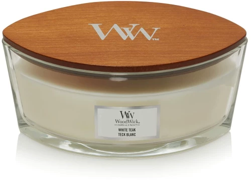 Αρωματικό Κερί Woodwick Core Ellipse White Teak 453 g