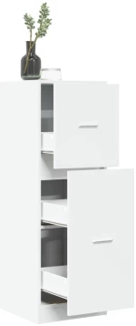 vidaXL Συρταριέρα Γενικής Χρήσης Λευκή 40x41x118 εκ. Επεξ. Ξύλο