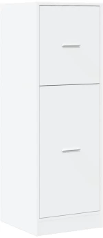 vidaXL Συρταριέρα Γενικής Χρήσης Λευκή 40x41x118 εκ. Επεξ. Ξύλο