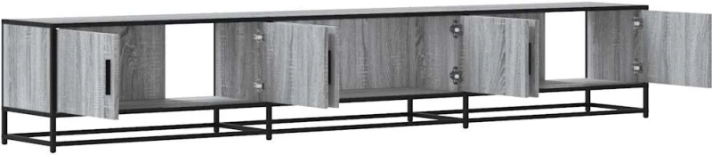 vidaXL Έπιπλο Τηλεόρασης Γκρι Sonoma 240x35x41 εκ. από Επεξεργ. Ξύλο