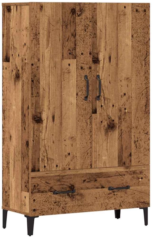 vidaXL Ντουλάπι Παλιό ξύλο 70x31x115 cm Κατασκευασμένο ξύλο