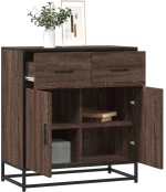 vidaXL Συρταριέρα καφέ δρυς 68x35x76 cm Κατασκευασμένο ξύλο