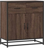vidaXL Συρταριέρα καφέ δρυς 68x35x76 cm Κατασκευασμένο ξύλο