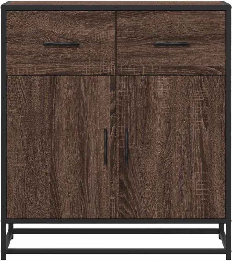 vidaXL Συρταριέρα καφέ δρυς 68x35x76 cm Κατασκευασμένο ξύλο