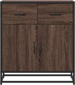 vidaXL Συρταριέρα καφέ δρυς 68x35x76 cm Κατασκευασμένο ξύλο