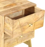 vidaXL Κομοδίνο 40 x 30 x 50 εκ. από Μασίφ Ξύλο Μάνγκο