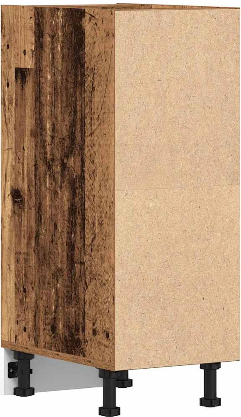 vidaXL Κάτω ντουλάπι Riga Παλιό ξύλο 30x44,5x81,5 cm