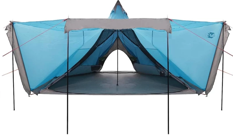 vidaXL Σκηνή Οικογενειακή Tipi 6 Ατόμων Αδιάβροχη Μπλε