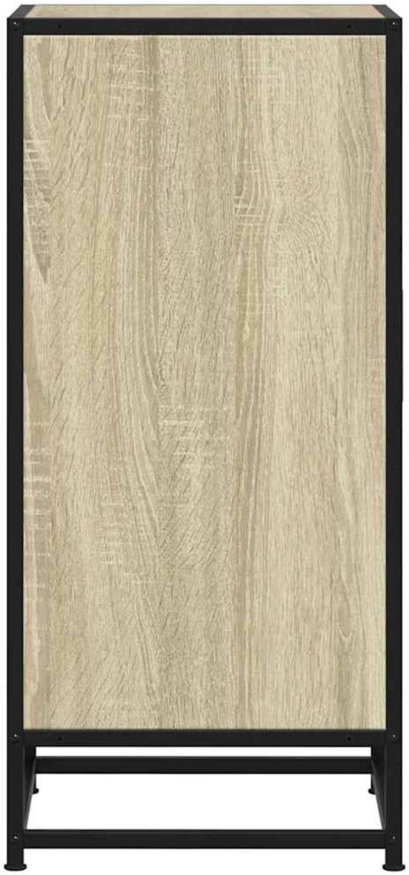 vidaXL Συρταριέρα Sonoma Δρυς 35,5x35x76 εκ. Επεξ. Ξύλο + Μέταλλο