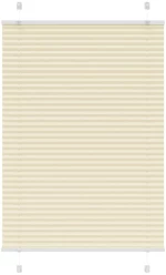 vidaXL Πλισέ περσίδα Κρέμα 100x100 cm Πλάτος υφάσματος 99,4 cm