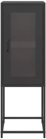 vidaXL Sideboard Μαύρο 36x39x107 cm από χάλυβα ψυχρής έλασης