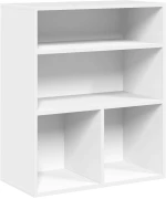 vidaXL Βιβλιοθήκη με 5 Ράφια Λευκή 60x30x71,5 εκ. Επεξεργασμένο Ξύλο