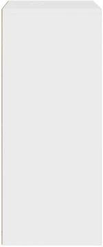 vidaXL Βιβλιοθήκη με 5 Ράφια Λευκή 60x30x71,5 εκ. Επεξεργασμένο Ξύλο