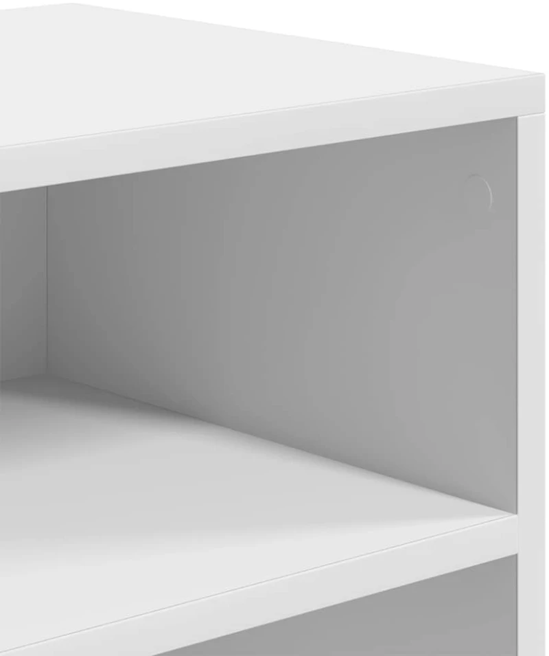 vidaXL Βιβλιοθήκη με 5 Ράφια Λευκή 60x30x71,5 εκ. Επεξεργασμένο Ξύλο