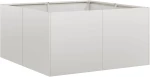 vidaXL Ζαρντινιέρα 80x80x40 εκ. από Ανοξείδωτο Ατσάλι