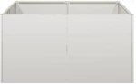 vidaXL Ζαρντινιέρα 80x80x40 εκ. από Ανοξείδωτο Ατσάλι