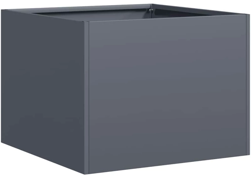 vidaXL Ζαρντινιέρα Ανθρακί 40x40x30 εκ. από Χάλυβα
