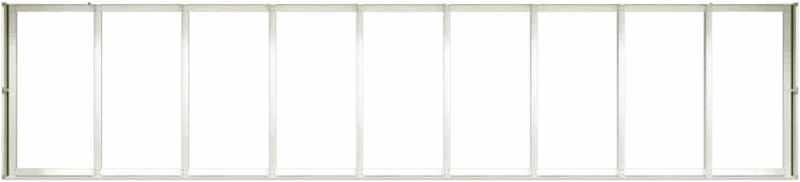 vidaXL Ζαρντινιέρα Λευκή 360x80x40 εκ. από Χάλυβα