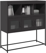 vidaXL Ντουλάπι Μαύρο 100,5x39x107 εκ. από Χάλυβα Ψυχρής Έλασης