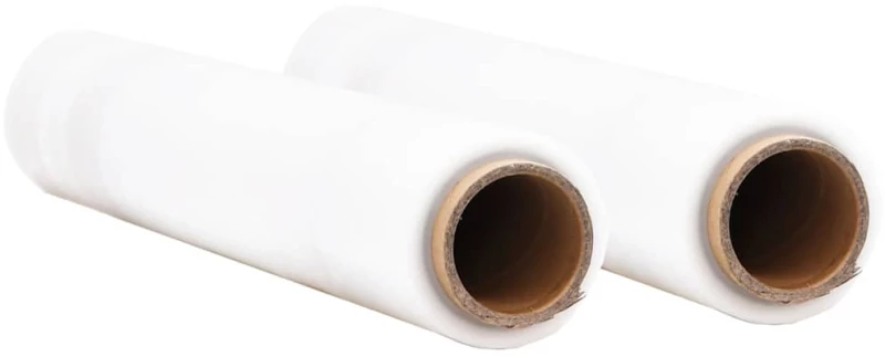 vidaXL Stretch Film 2 τεμάχια Διαφανές 30 μm 50 cm x 300 m