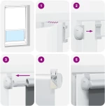 vidaXL Ρολέρ Μπλακάουτ ανοιχτό γκρι 115x210 cm Πλάτος υφάσματος