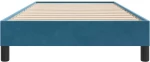 vidaXL Box Spring Κρεβάτι χωρίς στρώμα Σκούρο μπλε 80x210 cm Βελούδινο