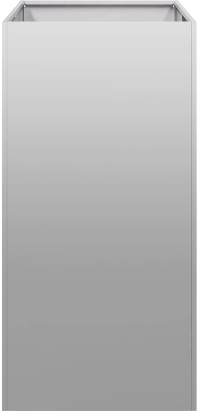 vidaXL Ζαρντινιέρα 40x80x80 εκ. από Γαλβανισμένο Ατσάλι