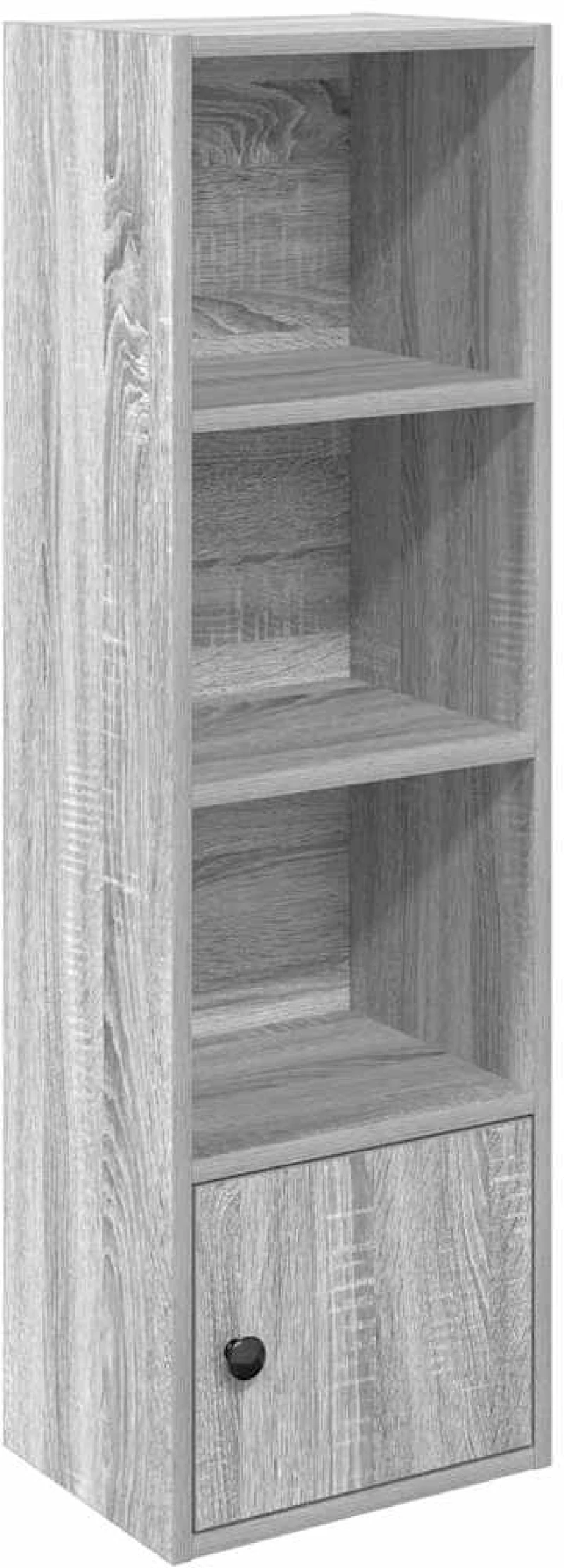 vidaXL Βιβλιοθήκη Γκρι Sonoma 31x24x102 εκ. από Επεξεργασμένο Ξύλο