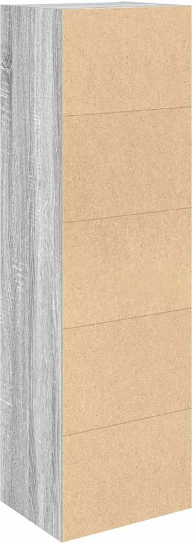 vidaXL Βιβλιοθήκη Γκρι Sonoma 31x24x102 εκ. από Επεξεργασμένο Ξύλο