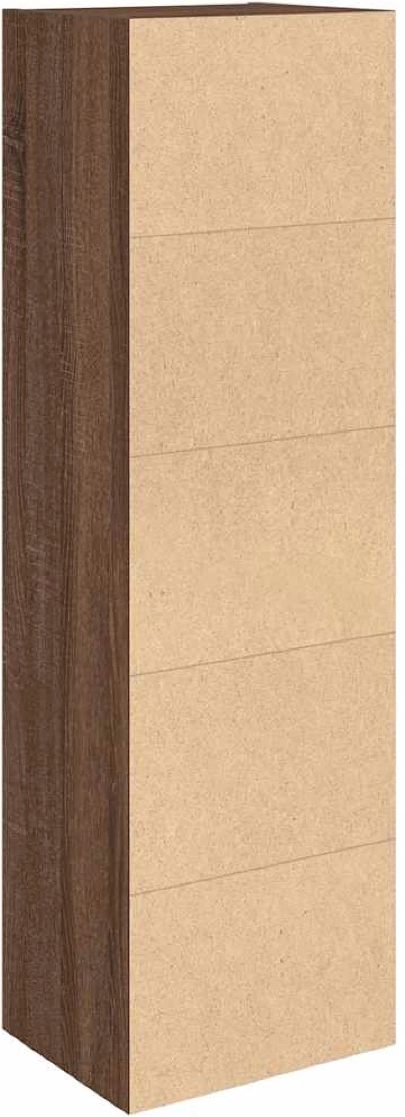 vidaXL Βιβλιοθήκη Καφέ Δρυς 31x24x102 εκ. από Επεξεργασμένο Ξύλο
