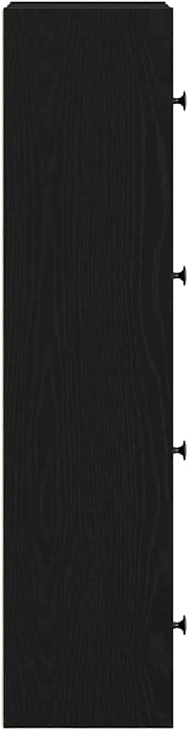 vidaXL Βιβλιοθήκη Μαύρη Δρυς 40x24x102 εκ. Κατασκευασμένο ξύλο