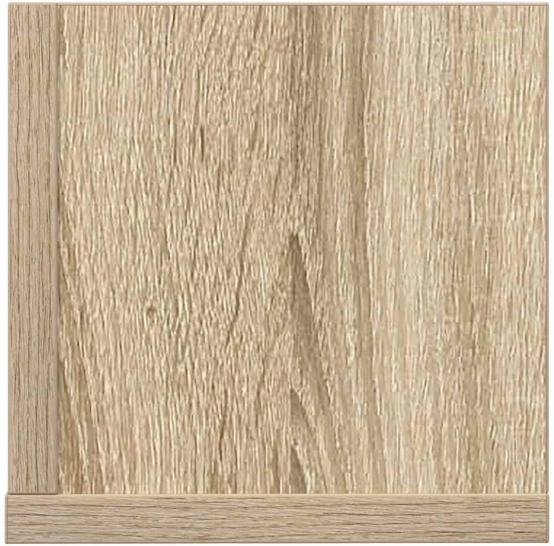 vidaXL Ράφια τοίχου 2 τεμάχια Sonoma Oak Κατασκευασμένο ξύλο