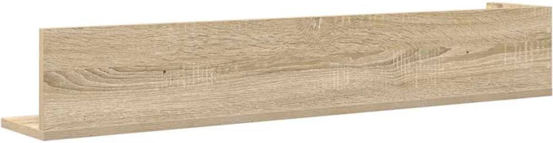 vidaXL Ράφια τοίχου 2 τεμάχια Sonoma Oak Κατασκευασμένο ξύλο
