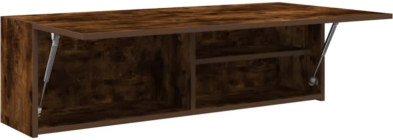 vidaXL ντουλάπι τοίχου μπάνιου καπνιστή δρυς 100x25x30 cm