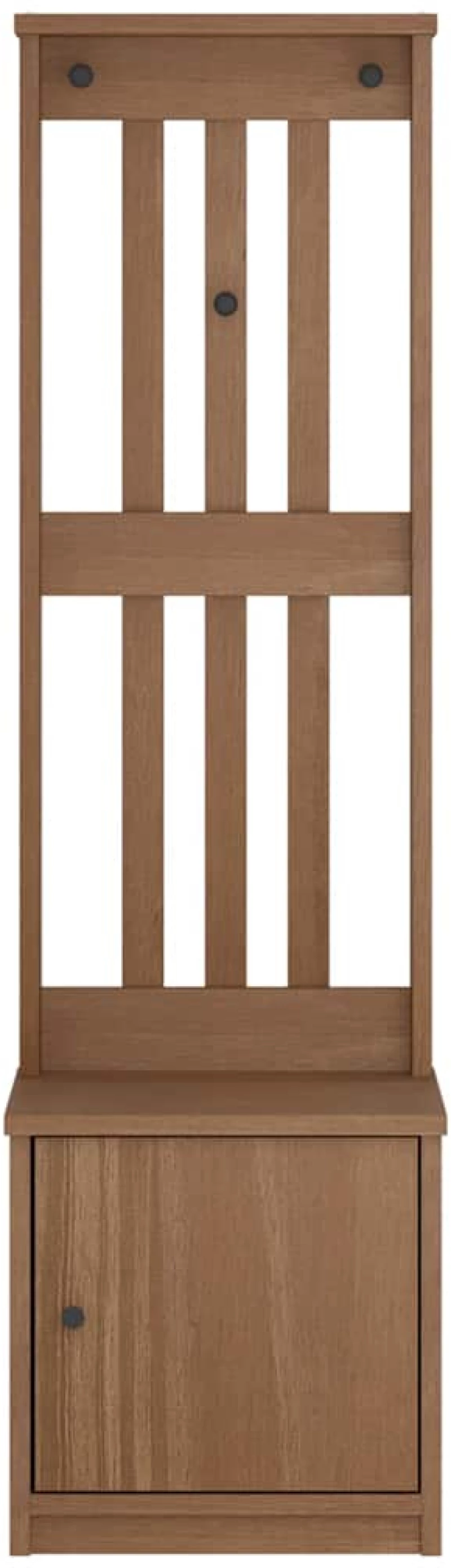 vidaXL Δέντρο χωλ "SANDENS" 45x40x159,5 εκ.Πεύκο μασίφ ξύλο